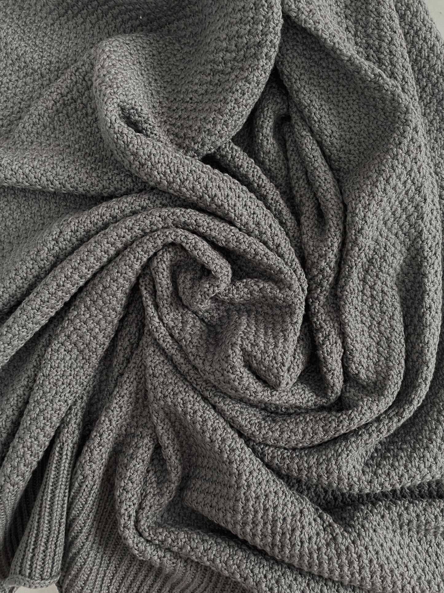 Frazada tejida ligera