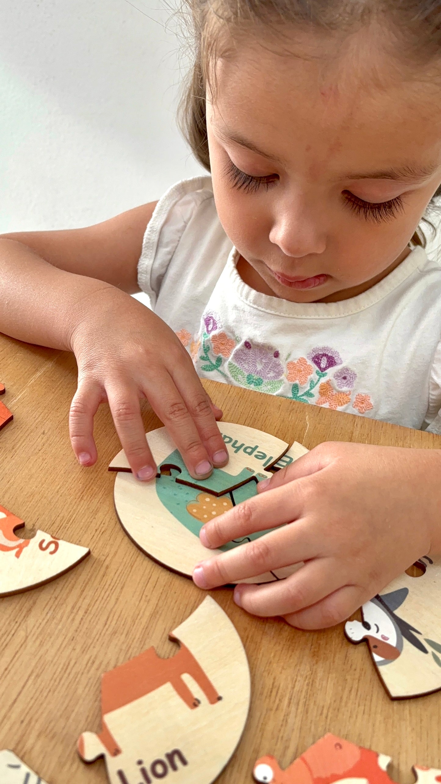 Set de rompecabezas de animales