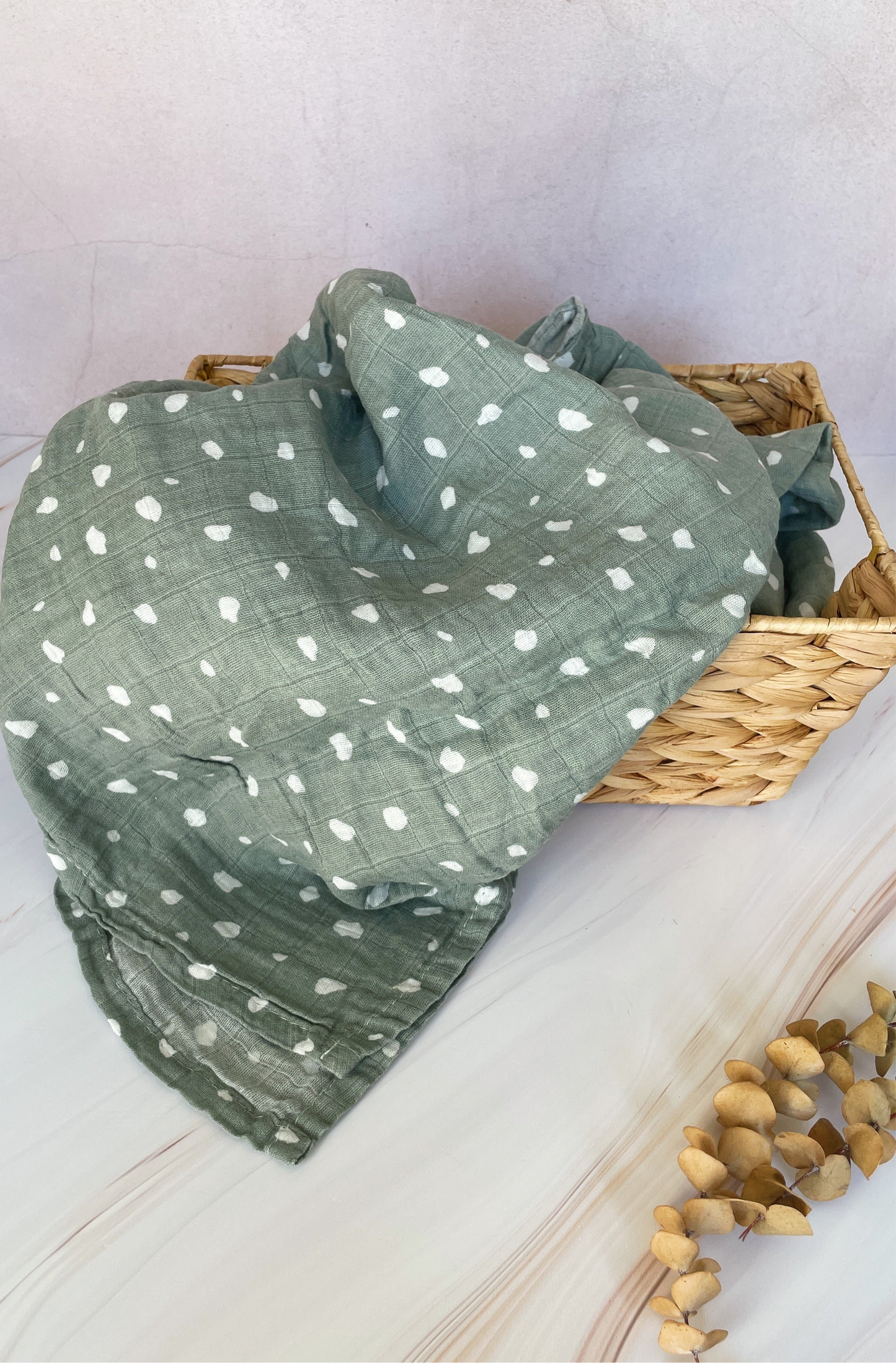 Manta de muselina sencilla