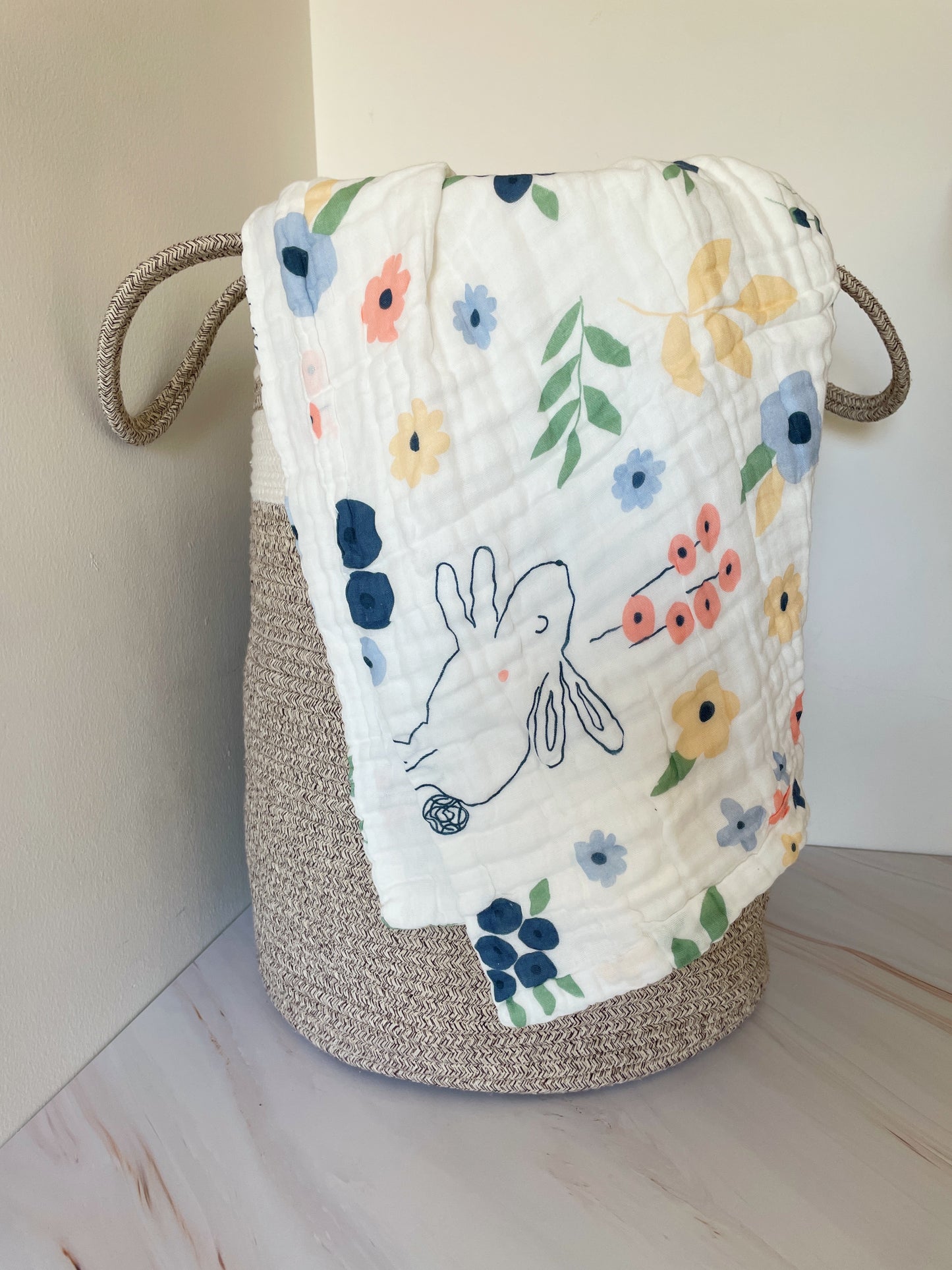 Manta de muselina doble