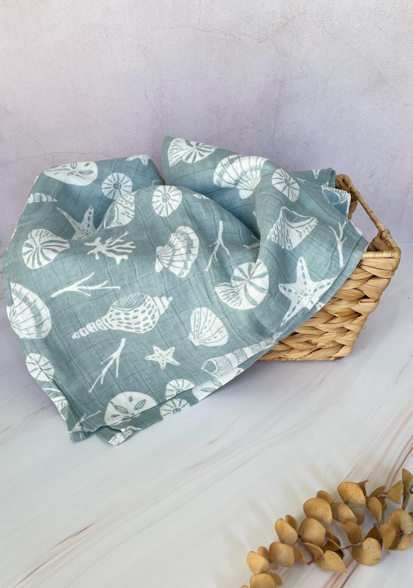 Manta de muselina sencilla