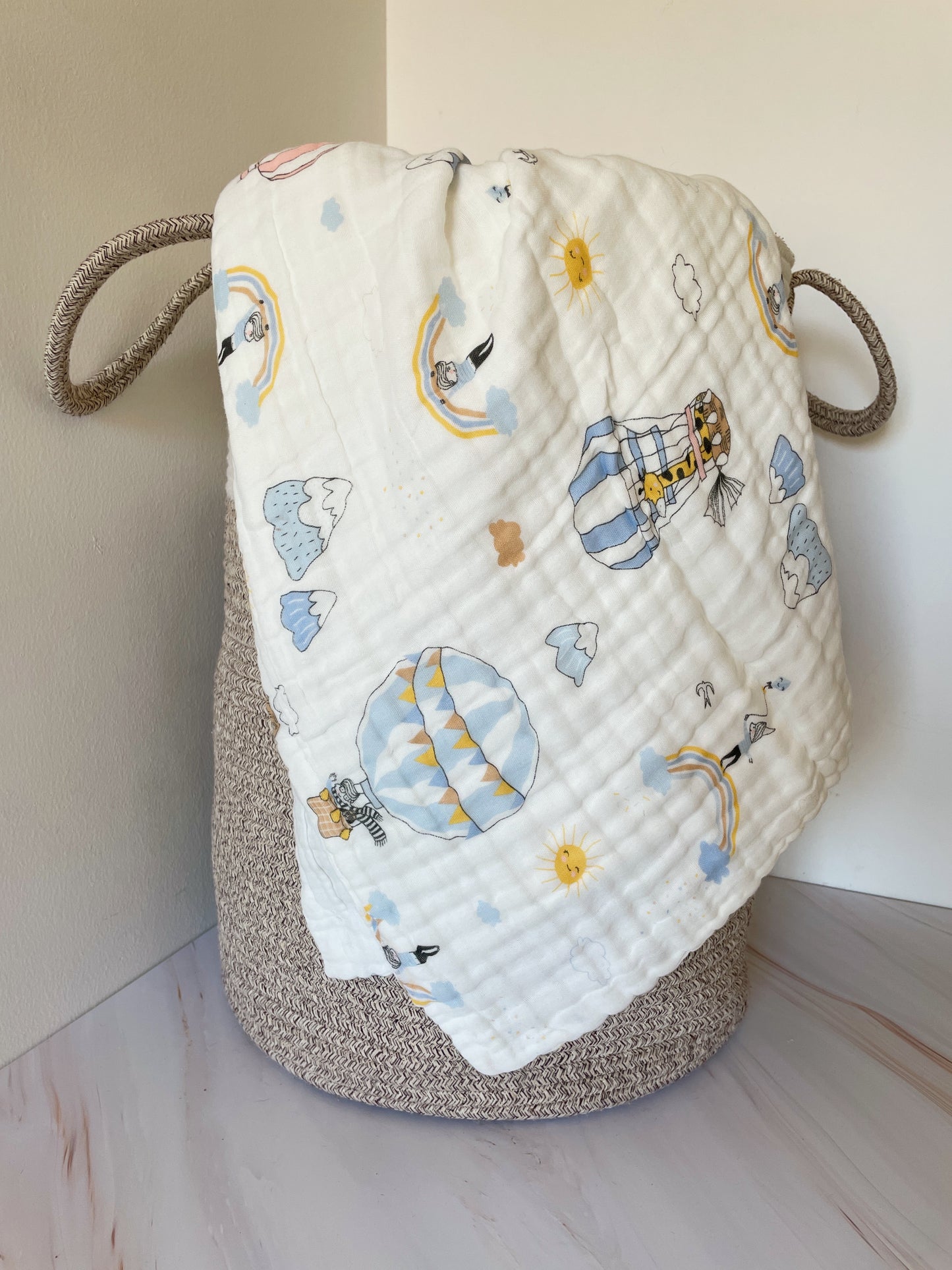 Manta de muselina doble