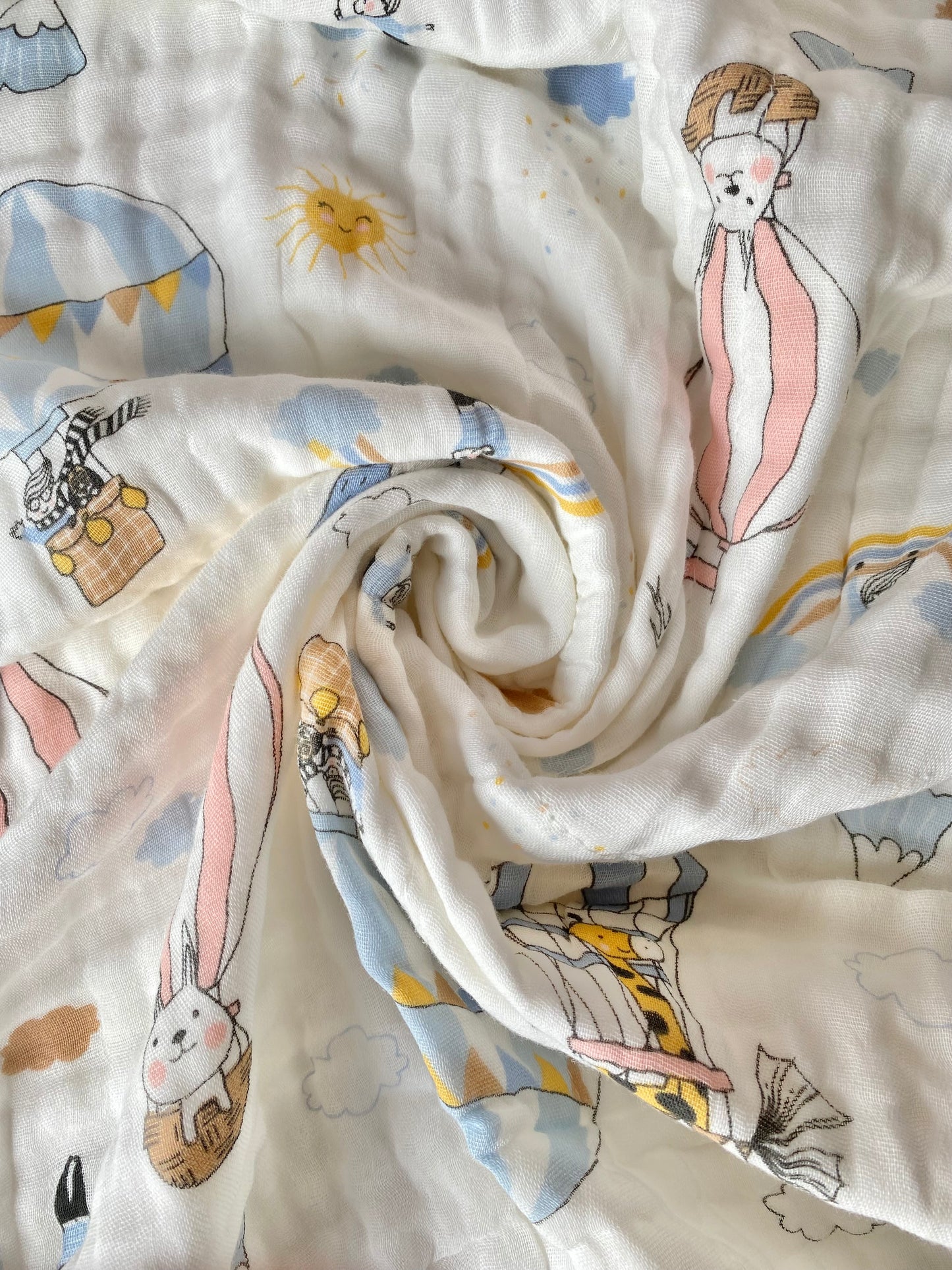 Manta de muselina doble