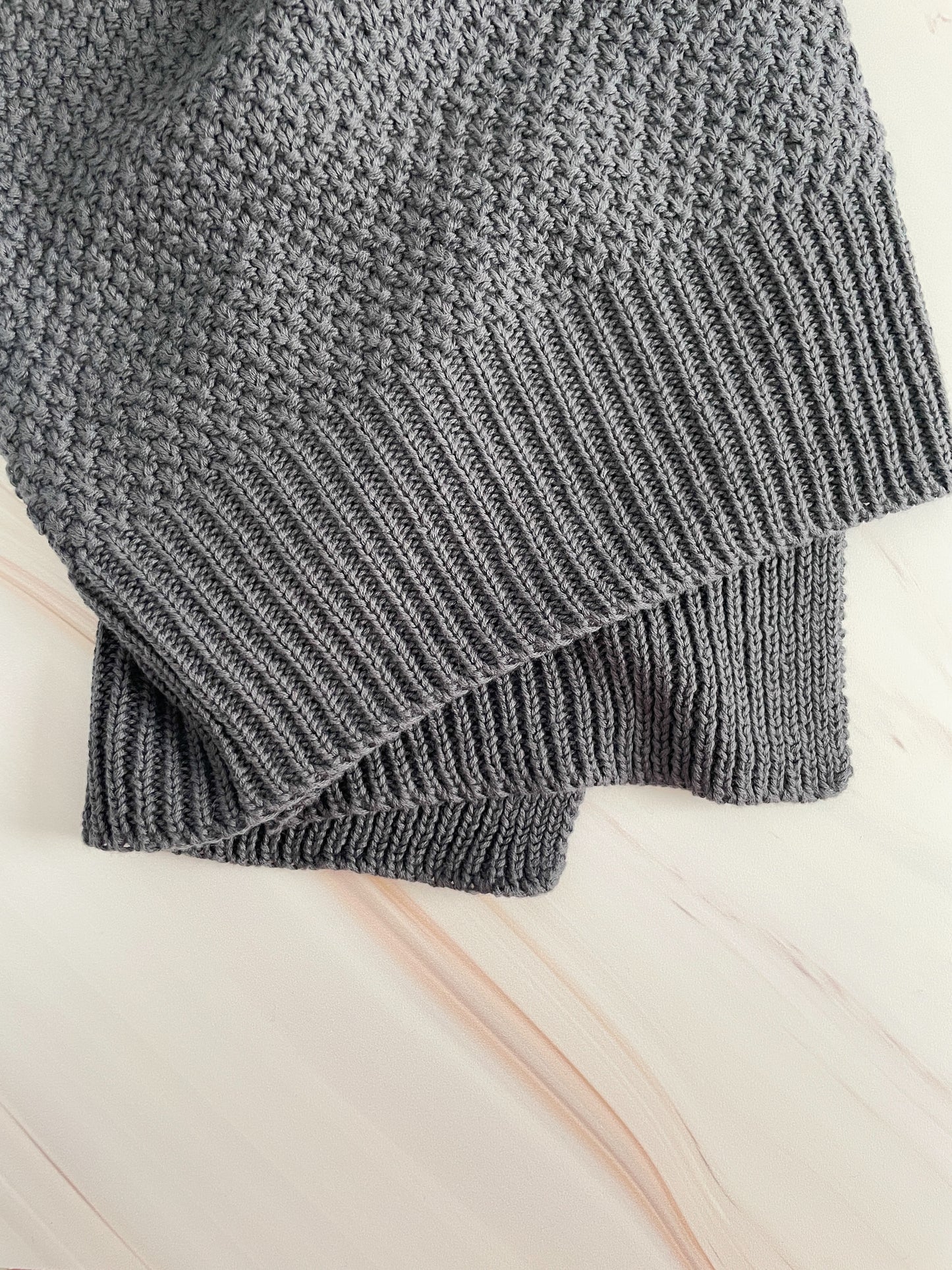 Frazada tejida ligera